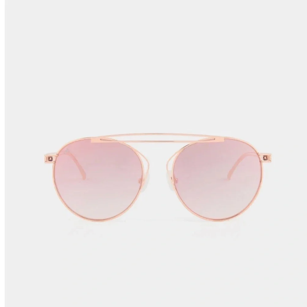 For Art’s Sake T-Shirt Rose Mirrored Aviator Sunglasses